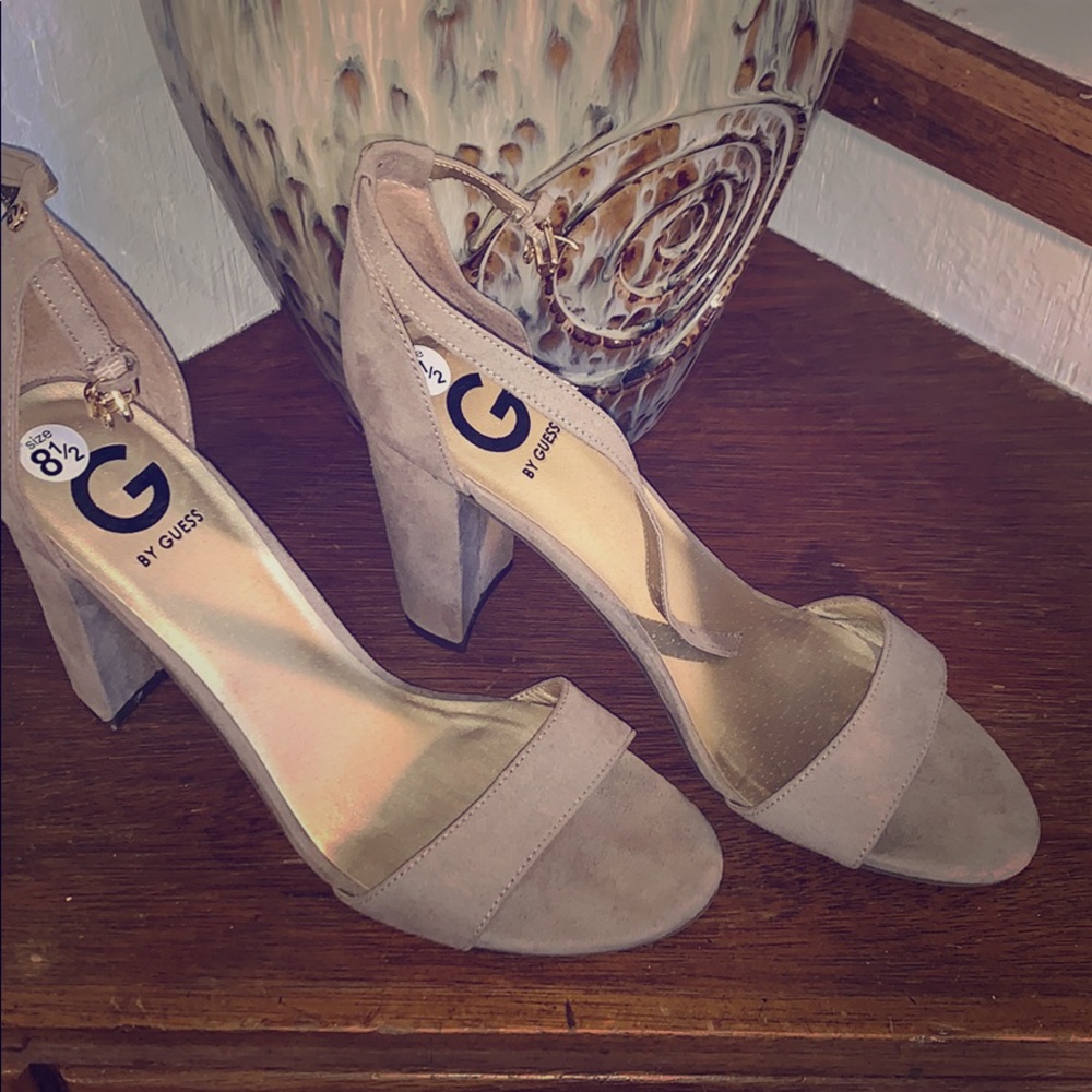 G by Guess ankle-strap heels